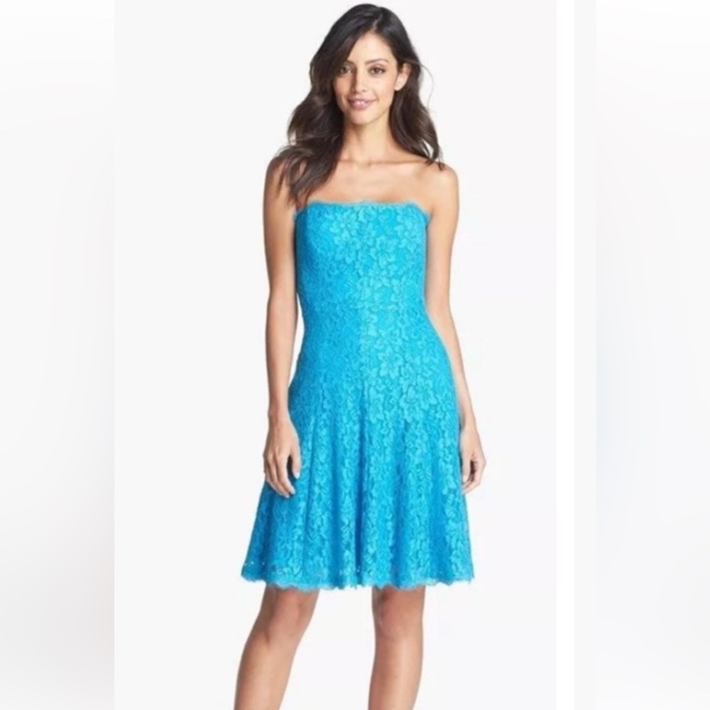 Adrianna-Papell cocktail lace dress